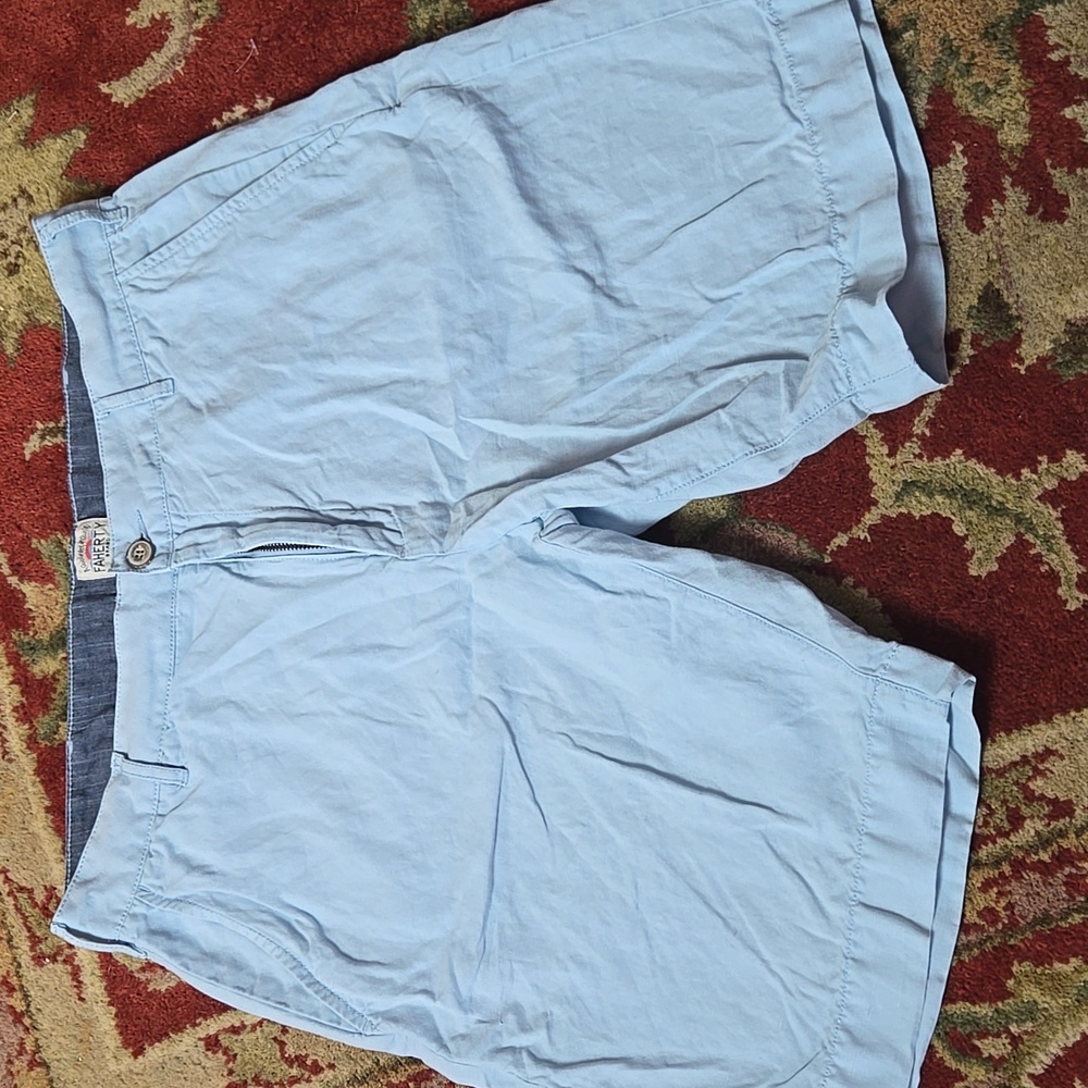 Faherty Brand Malibu Short 9" in Light Blue